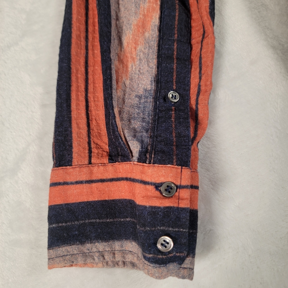 Xirena Beau Shirt In Flame Orange, Size S - Picture 9 of 11